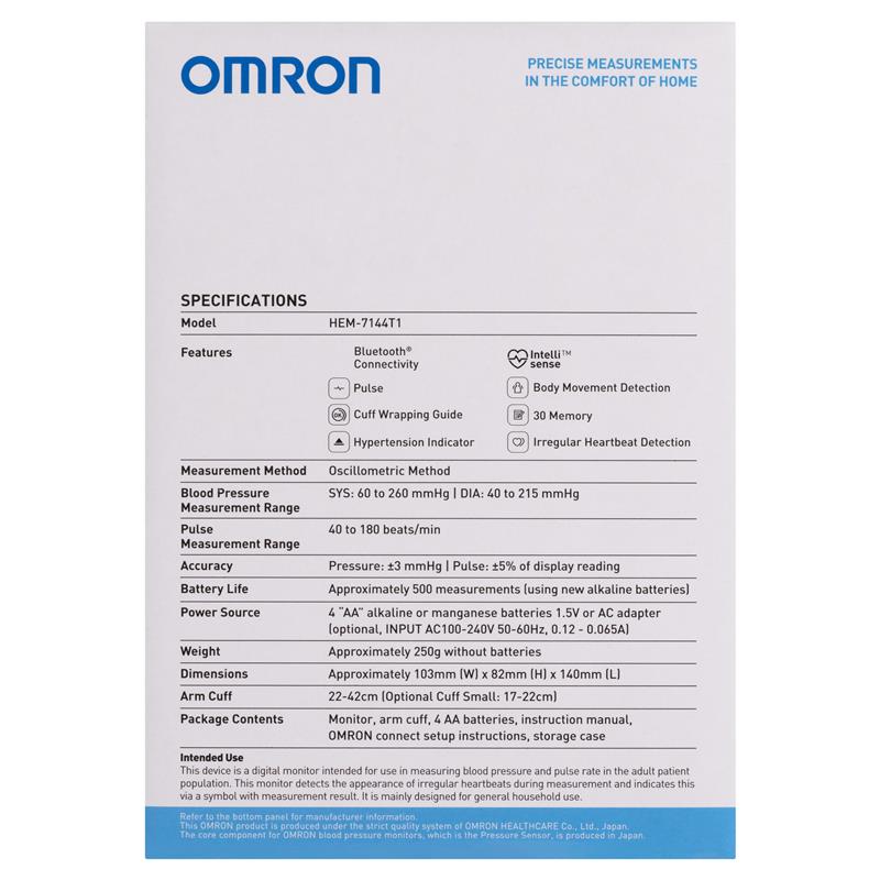 Load image into Gallery viewer, Omron HEM7144T1 Standard Blood Pressure Monitor
