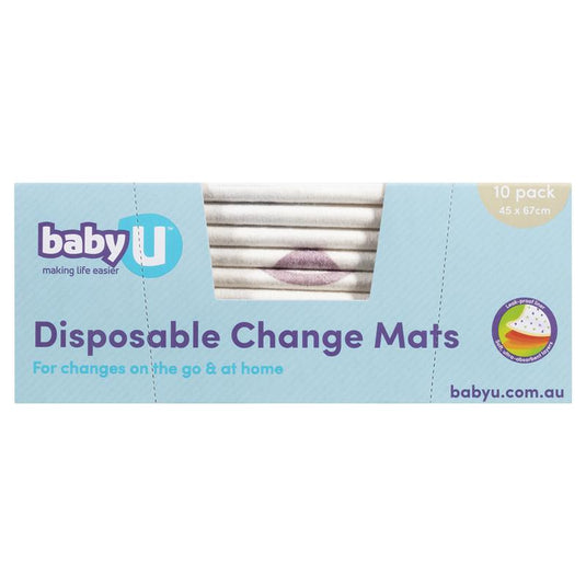 Baby U Disposable Change Mats 10 Pack