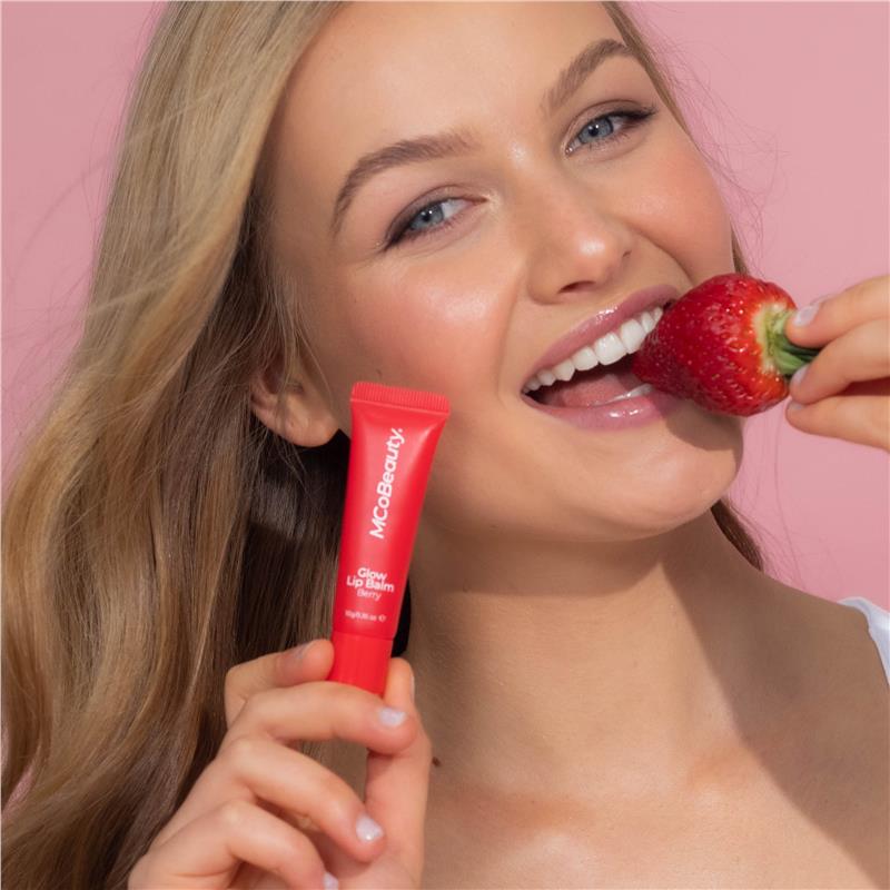 Load image into Gallery viewer, MCoBeauty Glow Lip Balm Berry NEW
