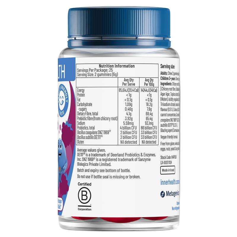 Load image into Gallery viewer, Inner Health 3 in 1 Probiotic Gummies 50 Pack
