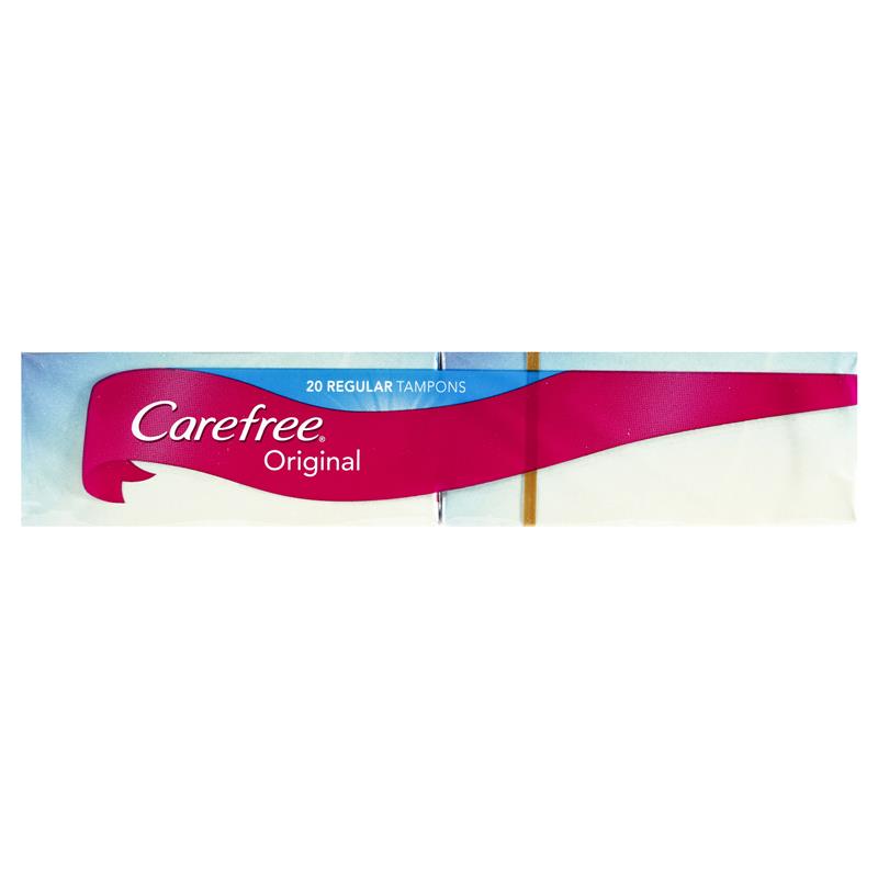 Load image into Gallery viewer, Carefree Original Regular Tampons 20 Pack
