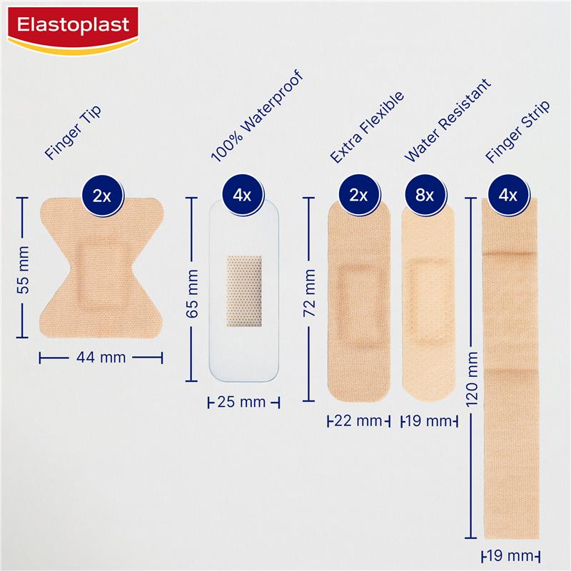 Load image into Gallery viewer, Elastoplast Hand Mix Plasters 20 Pack
