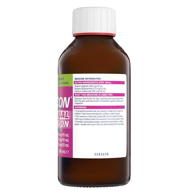 Load image into Gallery viewer, Gaviscon Dual Action Liquid Peppermint 500ml
