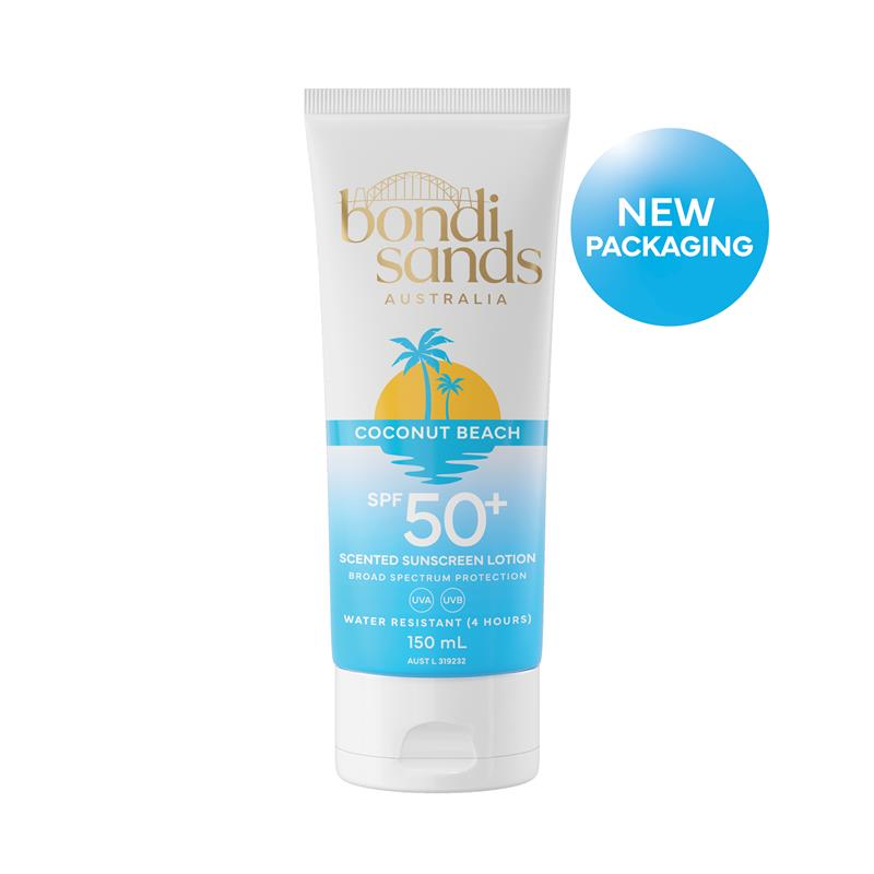 Load image into Gallery viewer, Bondi Sands SPF 50+ Coconut Beach Sunscreen Lotion 150ml
