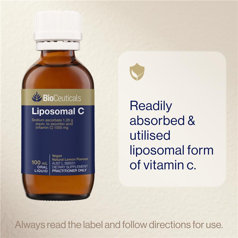 Load image into Gallery viewer, Bioceuticals Liposomal C Liquid 100ml
