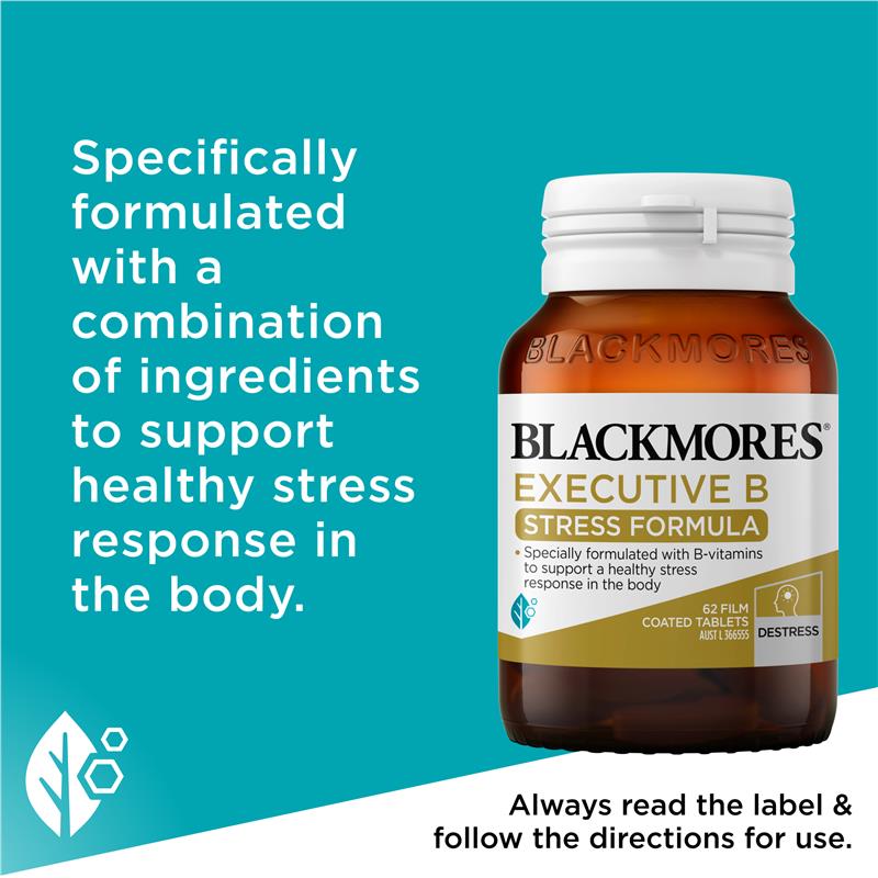 Load image into Gallery viewer, Blackmores Executive B Stress 62 Tablets
