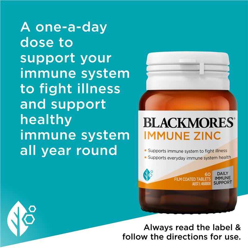 Load image into Gallery viewer, Blackmores Immune Zinc 60 Tablets
