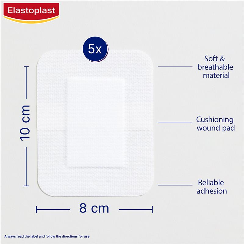 Load image into Gallery viewer, Elastoplast Sensitive Dressing XXL 8x10cm 5 Dressings
