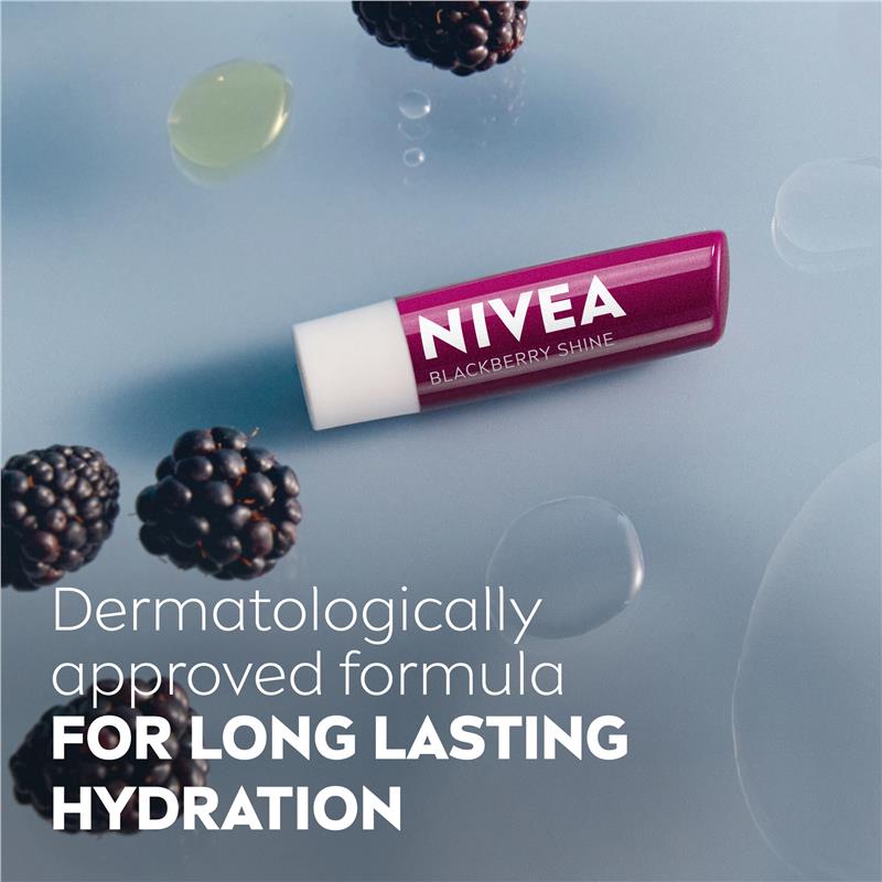 Load image into Gallery viewer, NIVEA Lip Blackberry Shine Lip Balm 4.8g
