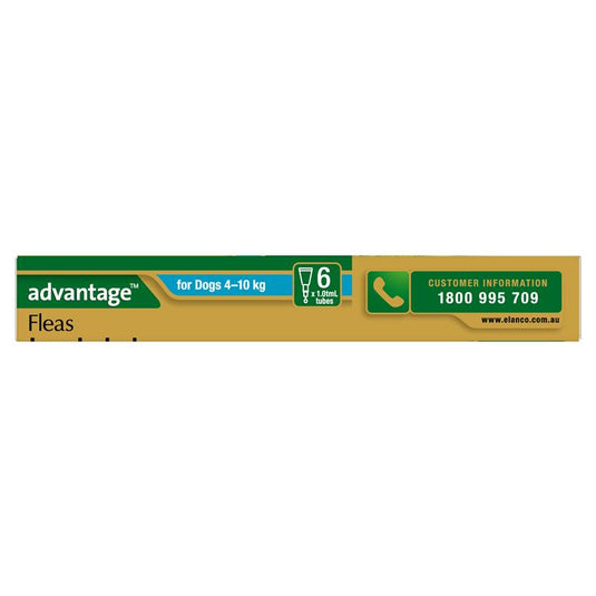 Advantage for  Dogs 4 - 10 kg 6 pack