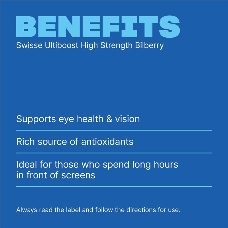 Load image into Gallery viewer, Swisse Ultiboost Bilberry 30 Tablets
