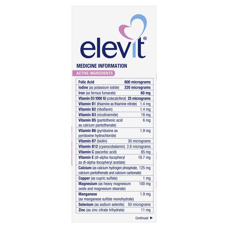 Load image into Gallery viewer, Elevit Pre-conception &amp; Pregnancy 100 Tablets
