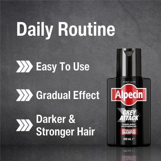 Alpecin Grey Attack Caffeine & Colour Shampoo 200ml