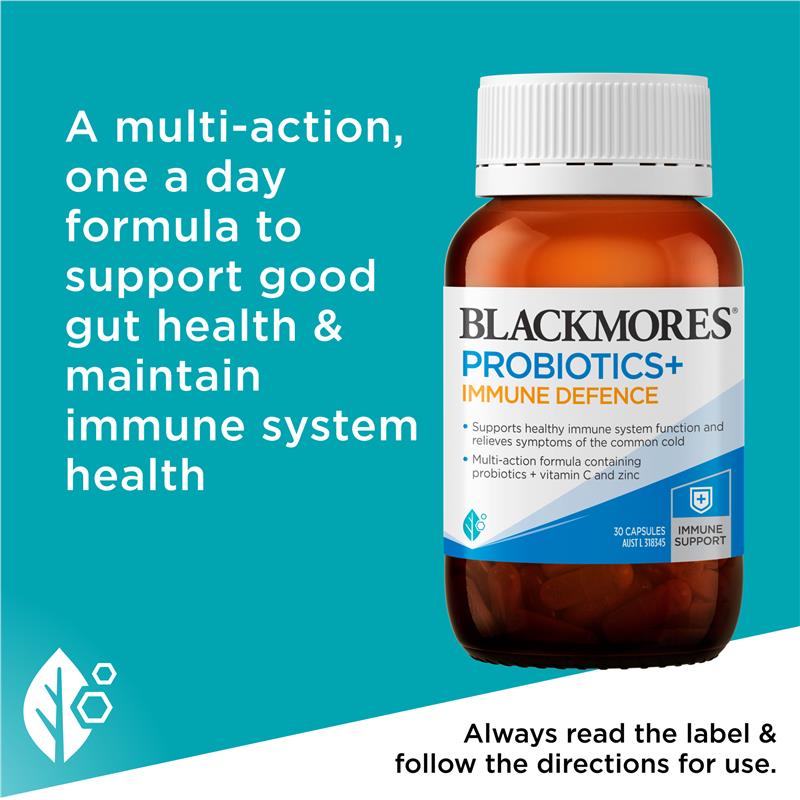 Load image into Gallery viewer, Blackmores Probiotics+ Immune Defence 30 Capsules
