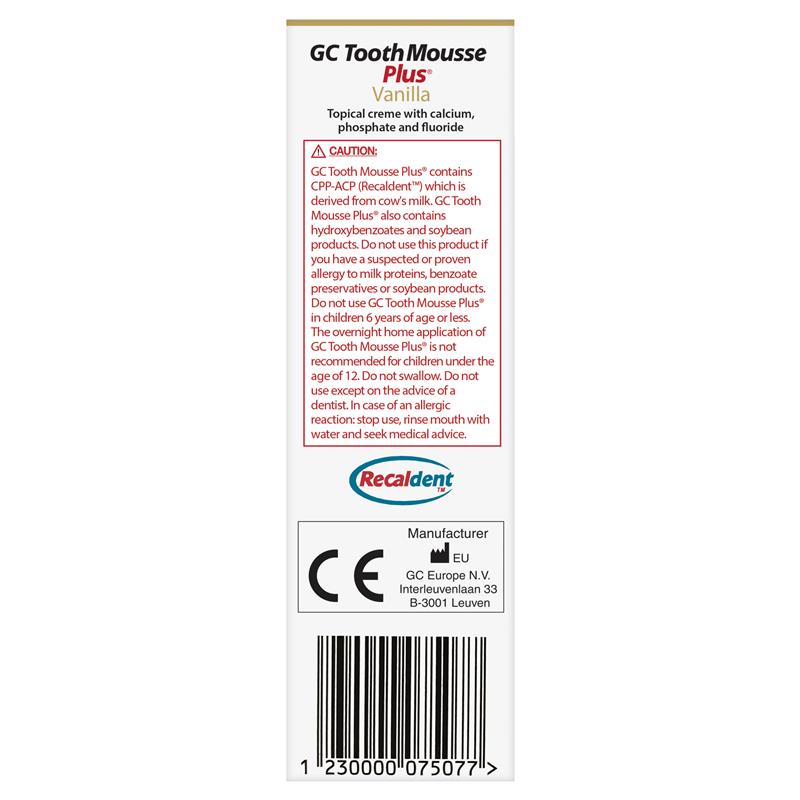 Load image into Gallery viewer, GC Tooth Mousse Plus Vanilla 40g

