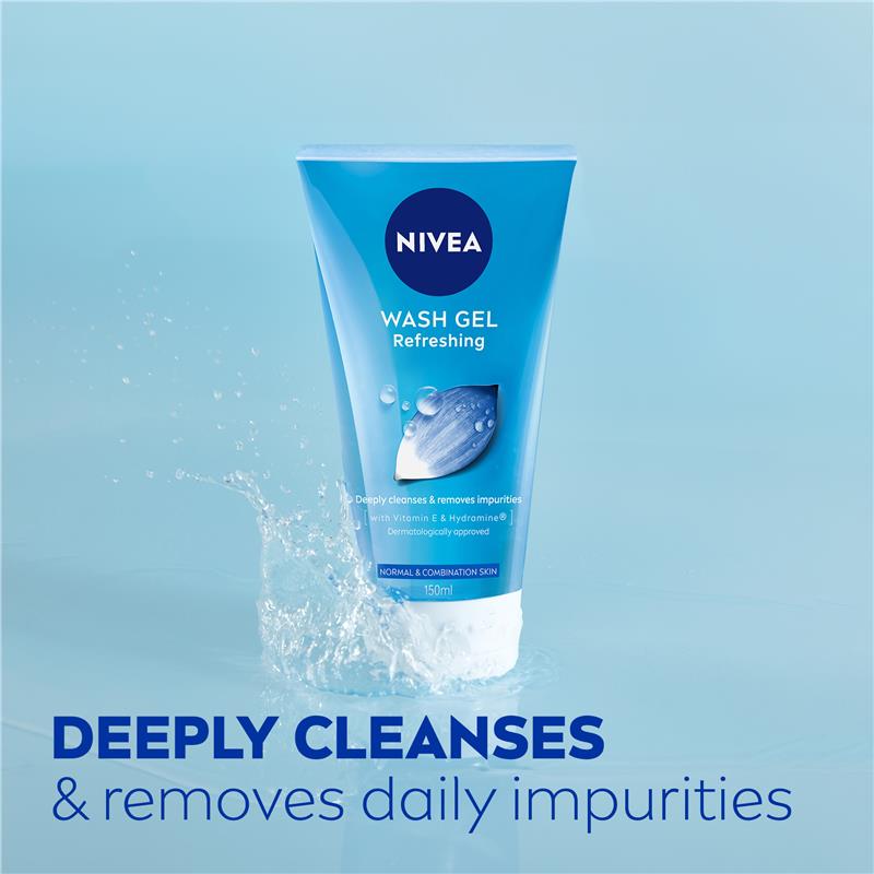 Load image into Gallery viewer, NIVEA Daily Essentials Refreshing Face Wash Cleanser 150ml
