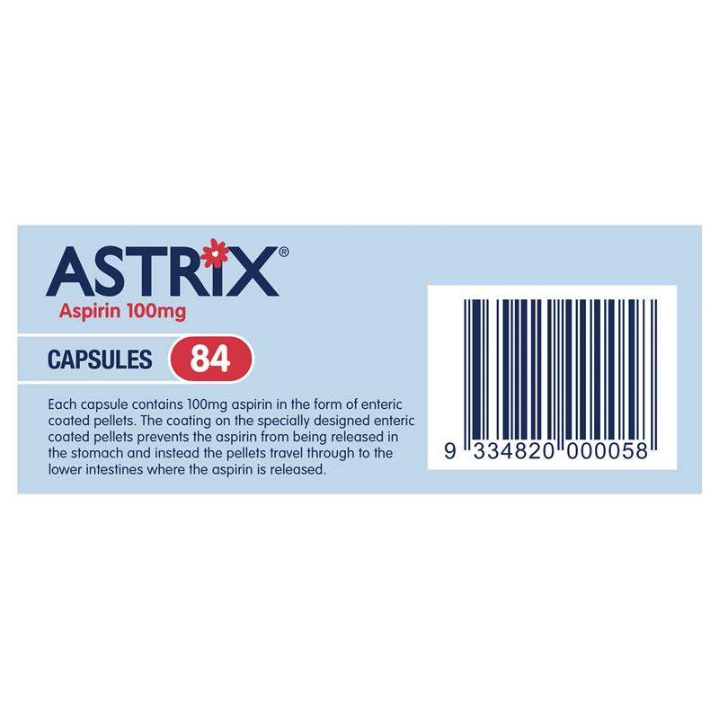 Load image into Gallery viewer, Astrix 100mg Capsules 84
