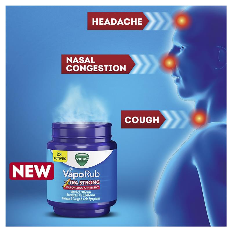 Load image into Gallery viewer, Vicks Vaporub Xtra Strong 100g

