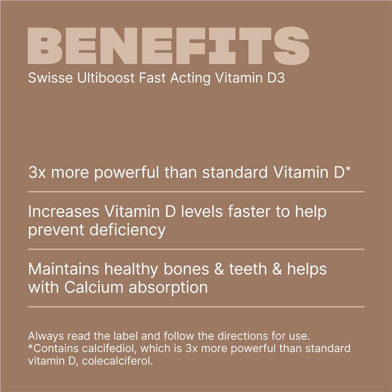 Load image into Gallery viewer, Swisse Ultiboost Fast Acting Vitamin D3 90 Tablets
