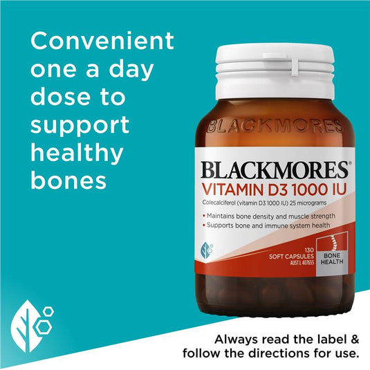 Blackmores Vitamin D3 1000IU 130 Capsules