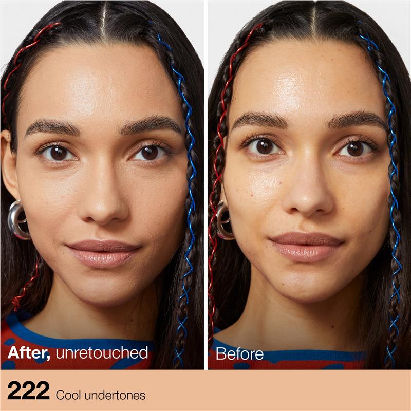 Load image into Gallery viewer, Maybelline Fit Me Matte &amp; Poreless Mattifying Liquid Foundation - True Beige 222
