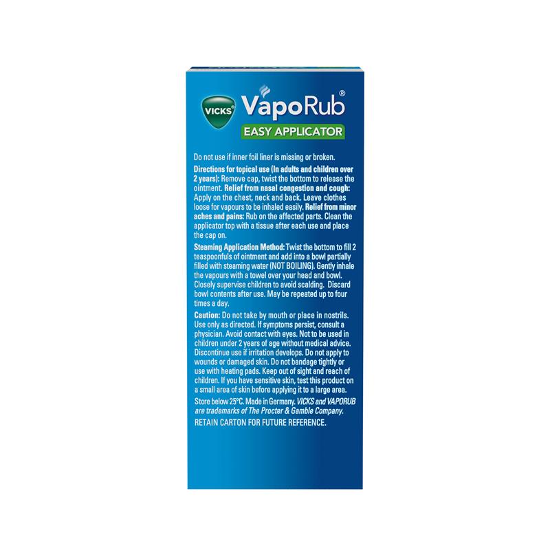 Load image into Gallery viewer, Vicks VapoRub Easy Applicator Vaporising Ointment 35g
