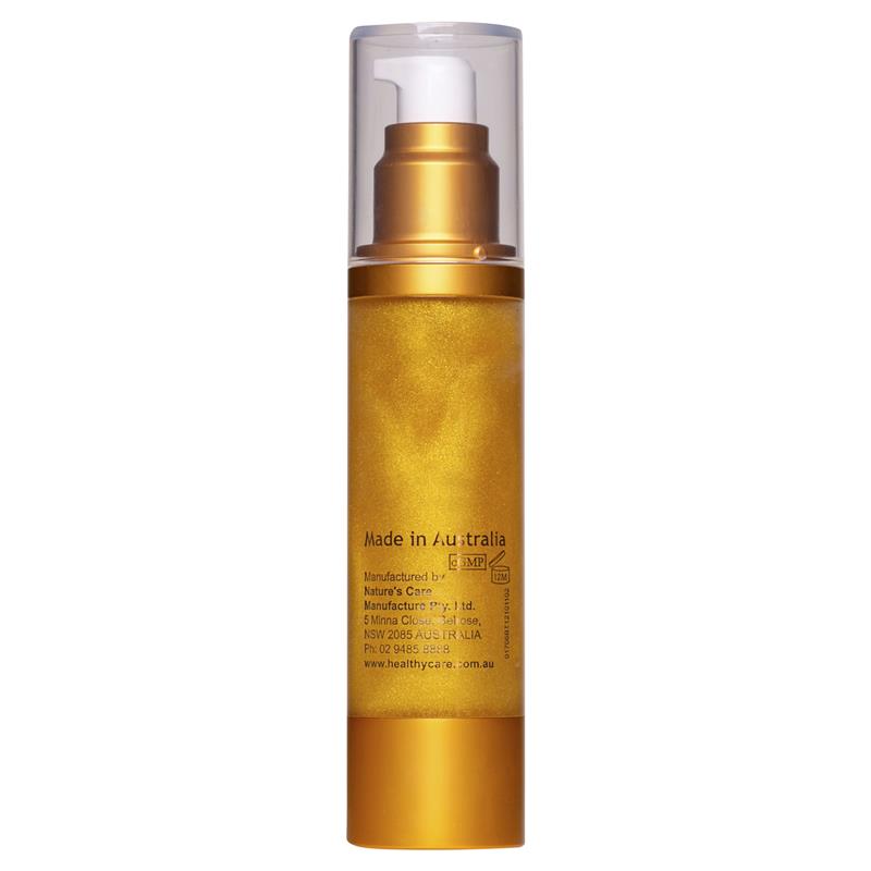 Load image into Gallery viewer, Healthy Care Anti Ageing Gold Flake Face Serum 50ml
