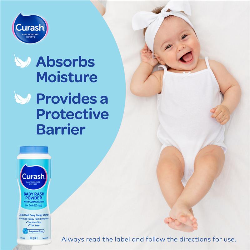 Load image into Gallery viewer, Curash Baby Rash Powder With Cornstarch 100g
