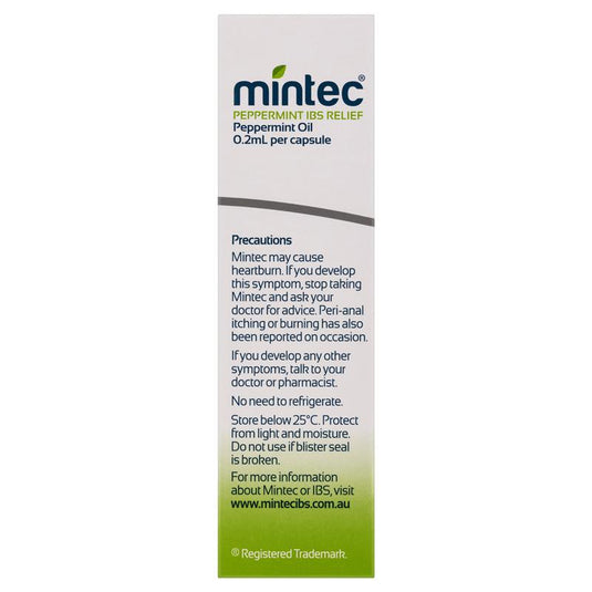 Mintec Peppermint IBS Relief 60 Capsules