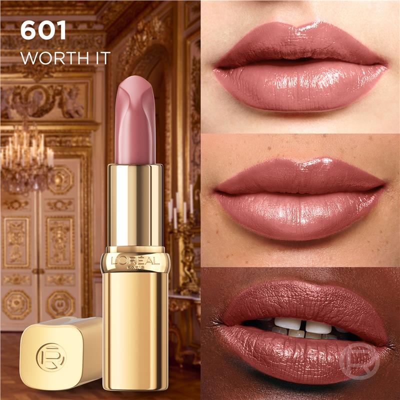 Load image into Gallery viewer, L'Oreal Paris Color Riche Classic Satin Lipstick 601 Worth It
