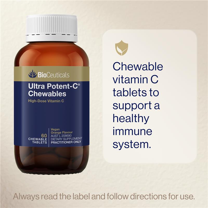 Load image into Gallery viewer, BioCeuticals Ultra Potent-C® Chewables 60 Tablets
