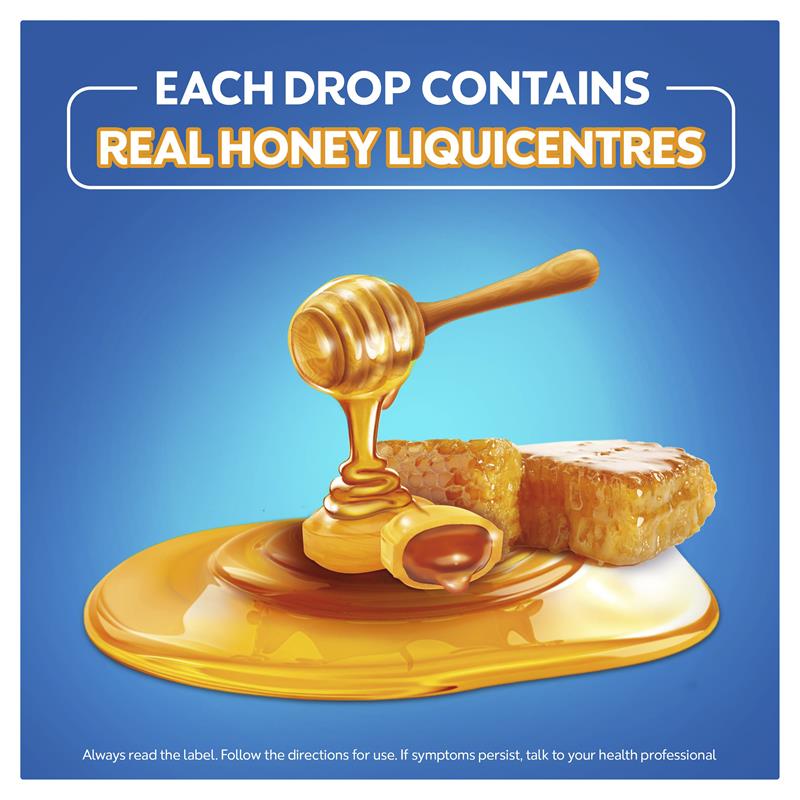 Load image into Gallery viewer, Vicks VapoDrops Xtra Soothing Honey Centre Lozenges 16 Pack
