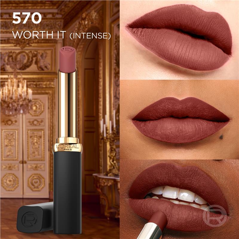 Load image into Gallery viewer, L'Oreal Paris Color Riche Intense Volume Matte Lipstick 570 Worth It Intense
