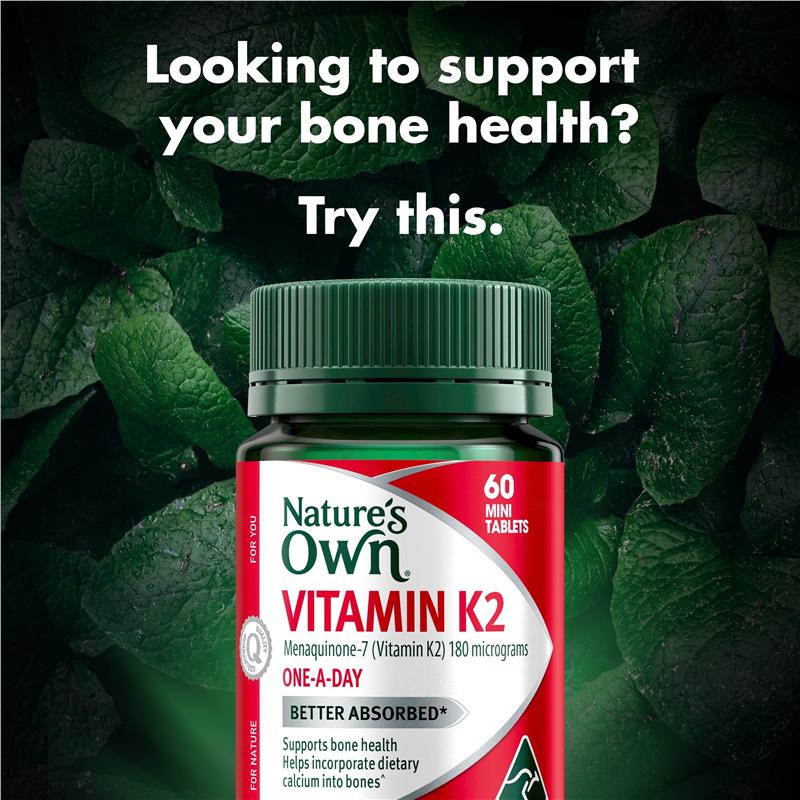 Load image into Gallery viewer, Nature's Own K2 180mcg 60 Tablets
