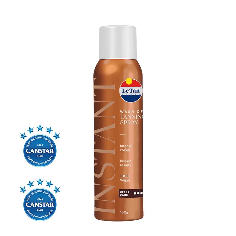 Load image into Gallery viewer, Le Tan Instant Wash Off Spray Ultra Dark 100g
