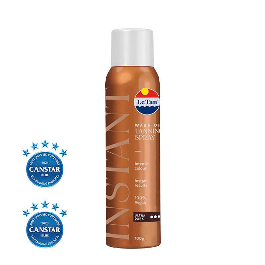 Le Tan Instant Wash Off Spray Ultra Dark 100g