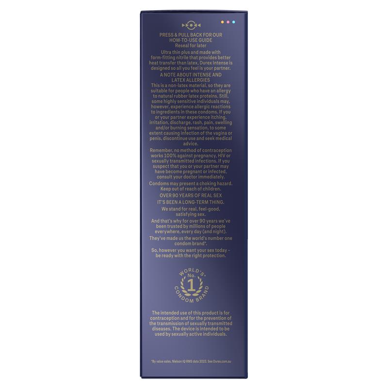 Load image into Gallery viewer, Durex Intense XL Condom 10 Pack
