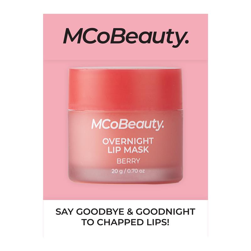 Load image into Gallery viewer, MCoBeauty Overnight Lip Mask Berry
