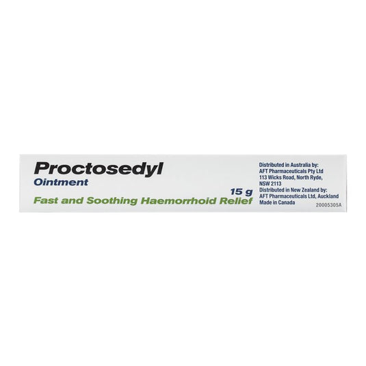 Proctosedyl Haemorrhoids Relief Ointment Cream 15g