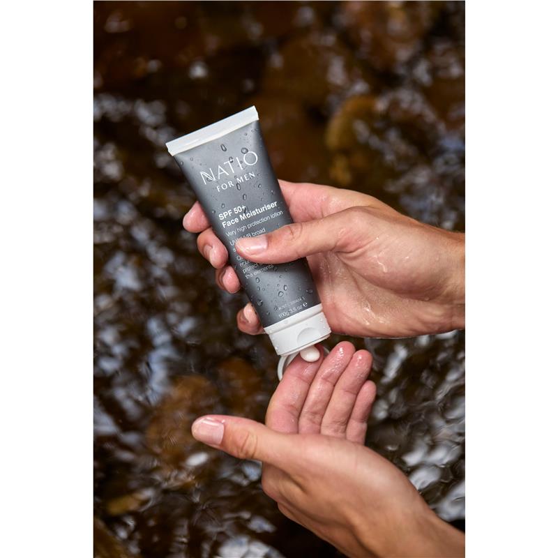 Load image into Gallery viewer, Natio for Men SPF 50+ Face Moisturiser 100g
