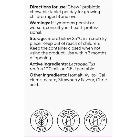 BioGaia Protectis Stawberry Flavour 30 Tablets