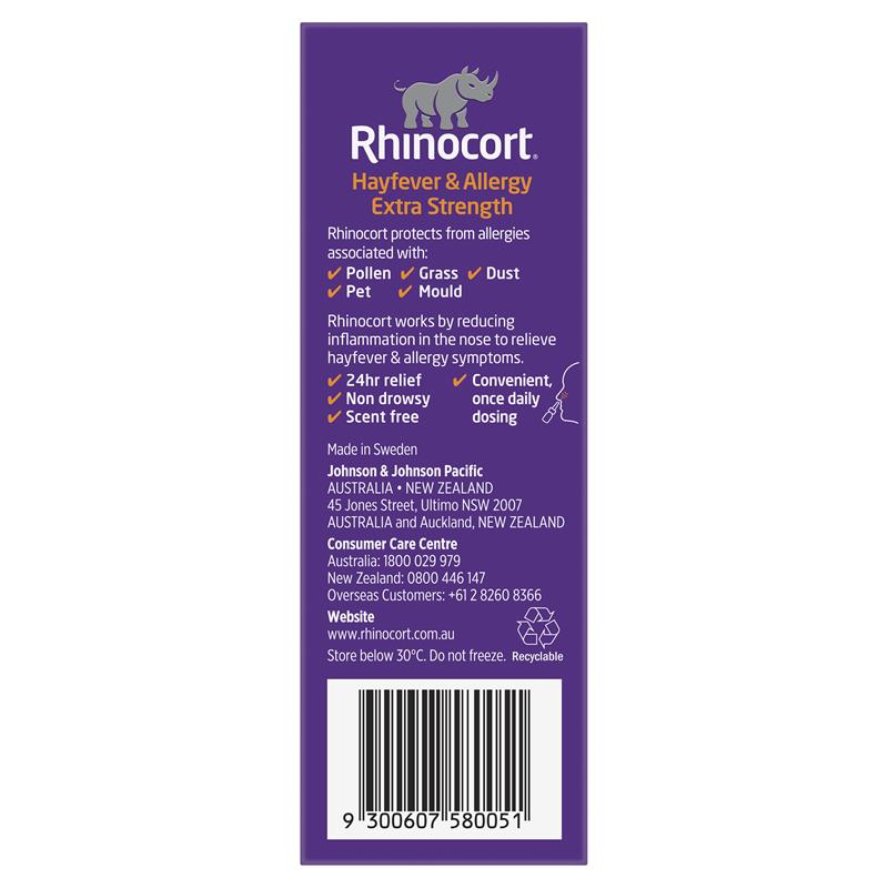 Load image into Gallery viewer, Rhinocort Extra Strength Hayfever &amp; Allergy Nasal Spray 120 Sprays
