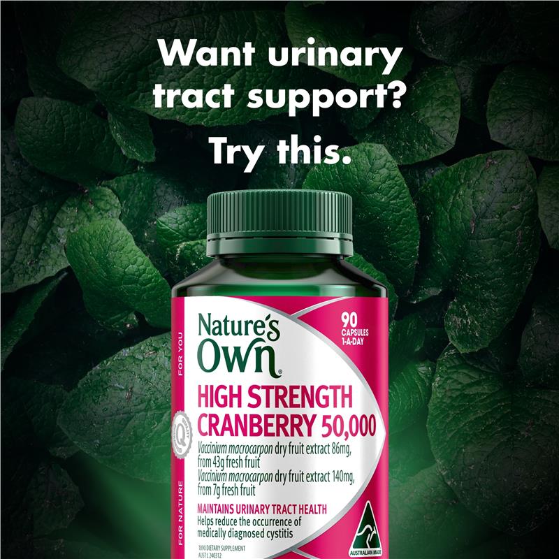 Load image into Gallery viewer, Nature's Own High Strength Cranberry 50,000mg 90 Capsules
