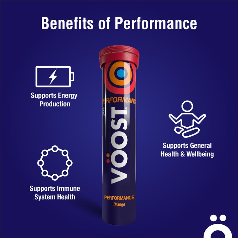 Load image into Gallery viewer, Voost Vitamin B+ Orange Performance Effervescent 60 Pack Exclusive Size
