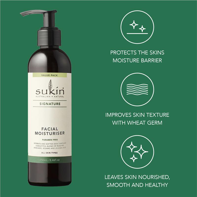 Load image into Gallery viewer, Sukin Signature Facial Moisturiser Pump 250ml
