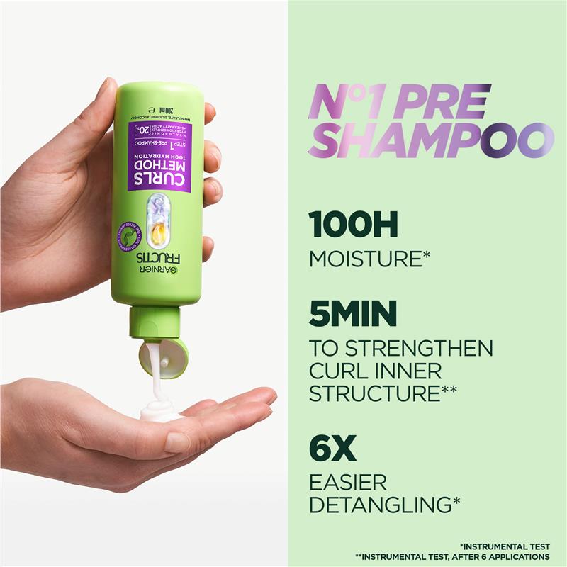 Load image into Gallery viewer, Garnier Fructis Curls Method Pre-Shampoo 200ml
