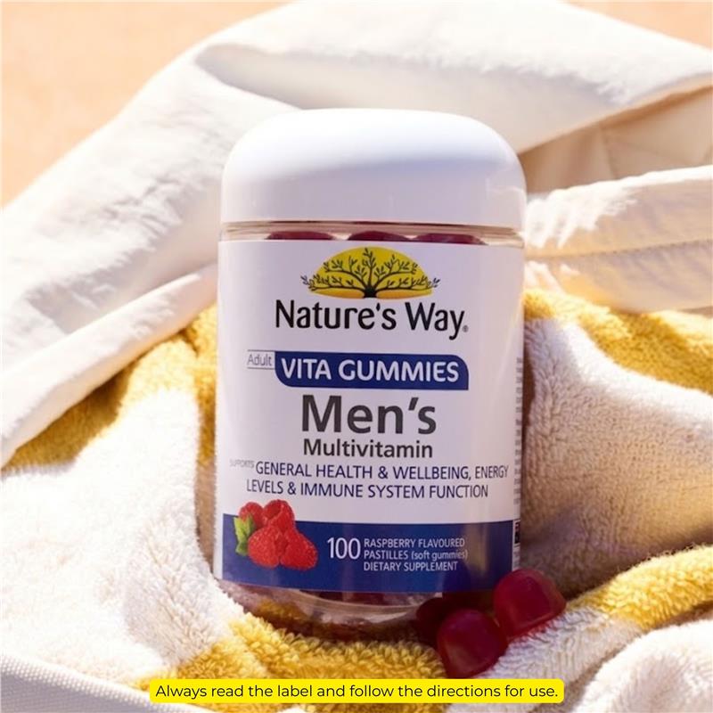 Load image into Gallery viewer, Nature's Way Adult Vita Gummies Mens Multivitamin 100 Gummies
