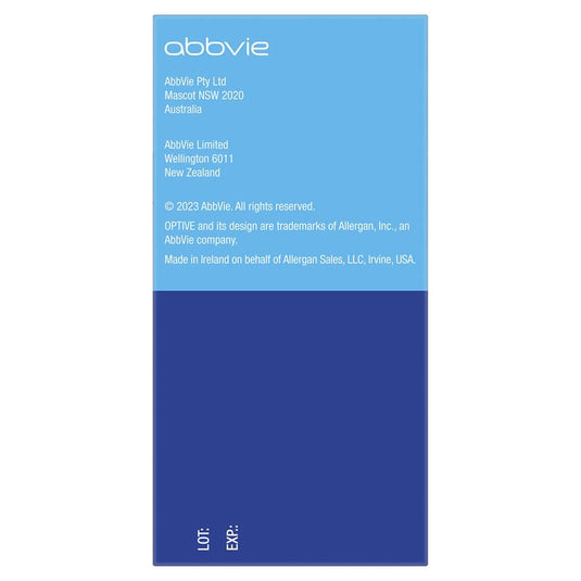 Optive Sensitive Eye Drops 30 x 0.4ml
