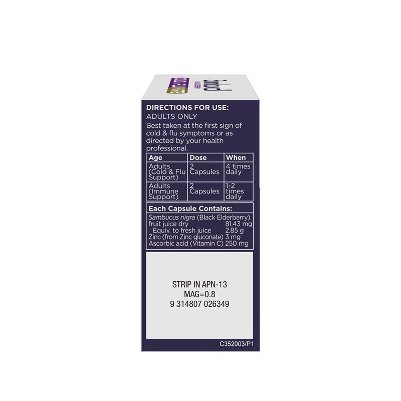 Load image into Gallery viewer, Sambucol Cold &amp; Flu Forte 24 Capsules
