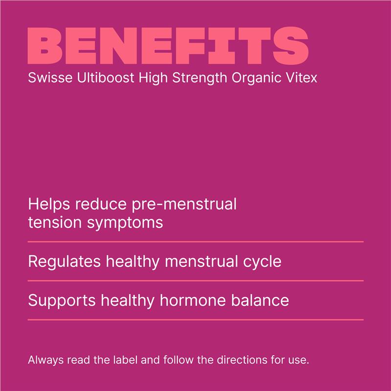 Load image into Gallery viewer, Swisse Organic Vitex 1500mg 60 Tablets
